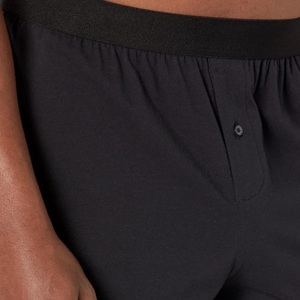 Amazon Essentials Cotton Jersey Boxers - Men's Underwear s 5 Pack Black